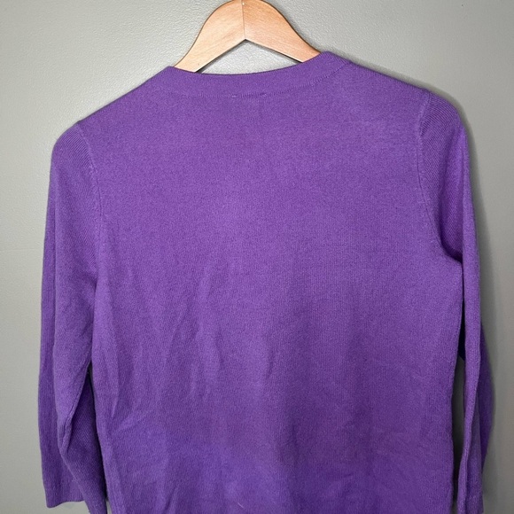 Talbots Pure Cashmere 3/4 Sleeve Sweater - Picture 6 of 9